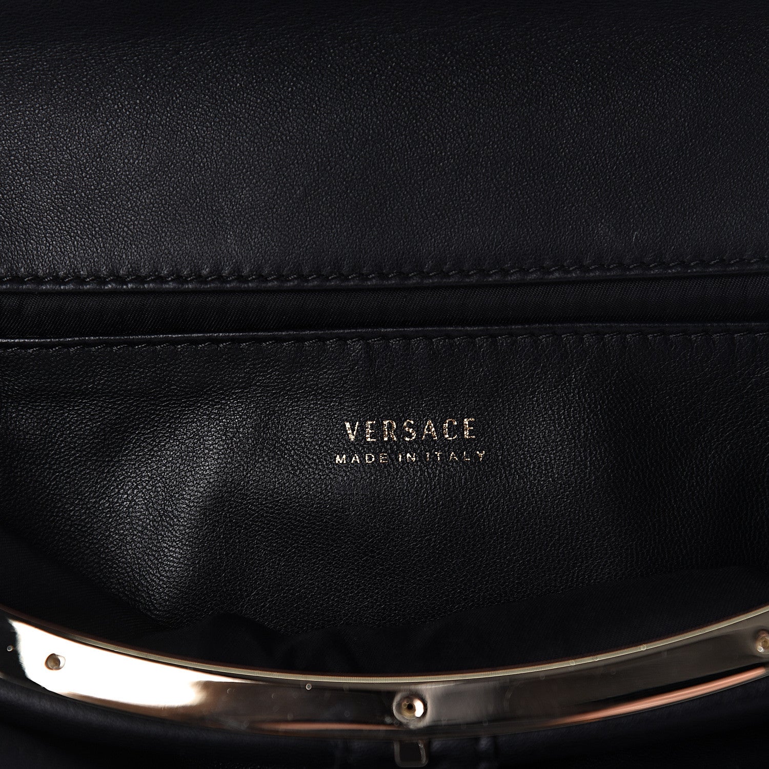 Versace Nappa Crossbody Bag Black 6 of 10