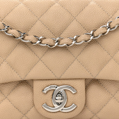 Chanel Caviar Quilted Medium Easy Flap Beige 8 of 18