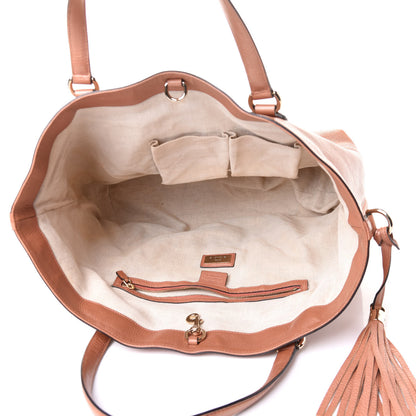 Gucci Metallic Cellarius Calfskin Large Soho Working Tote 5 of 11