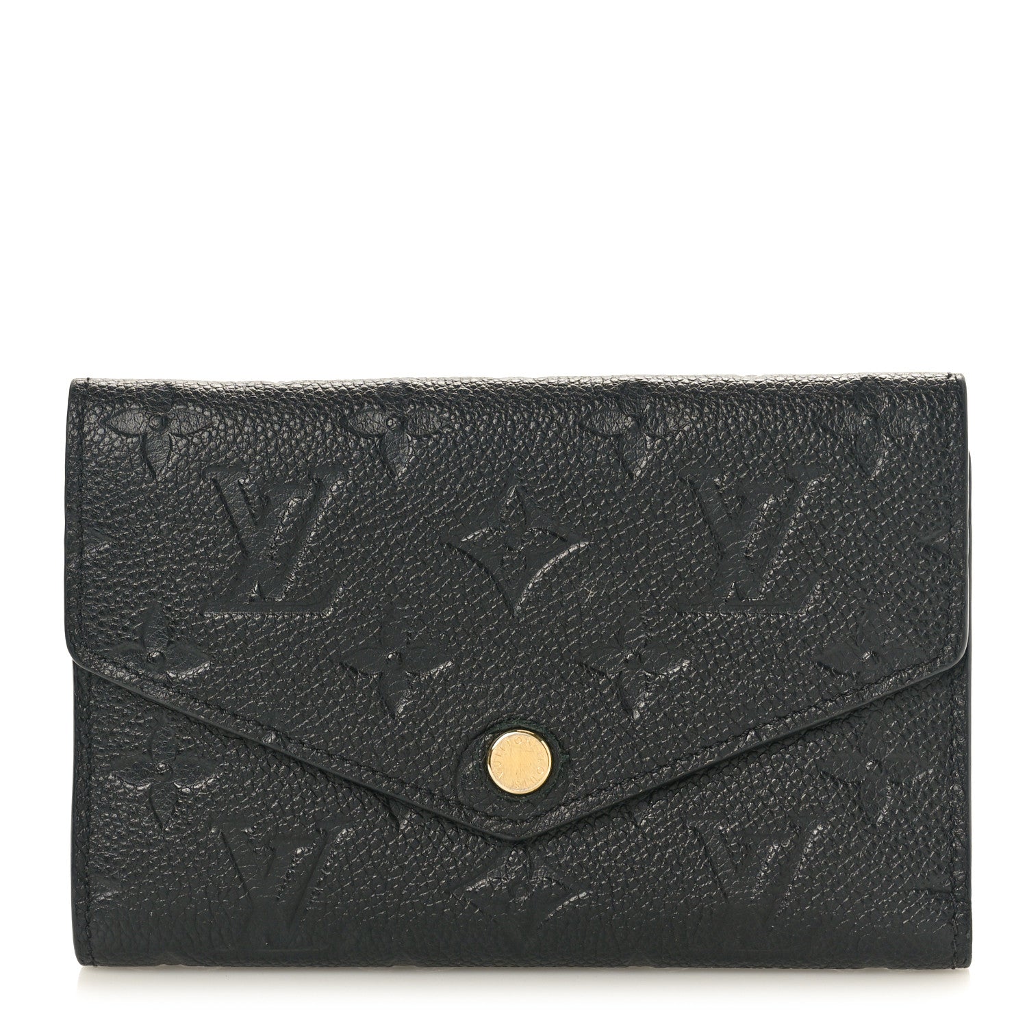 Louis Vuitton Empreinte Compact Curieuse Wallet Black 1 of 7
