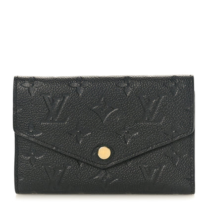 Louis Vuitton Empreinte Compact Curieuse Wallet Black 1 of 7