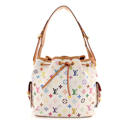 Louis Vuitton Monogram Multicolor Petit Noe White 1 of 14