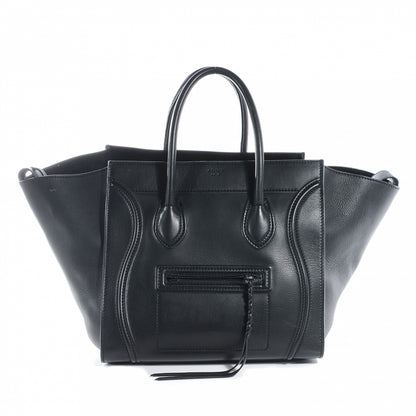 Celine Smooth Calfskin Medium Phantom Luggage Black 1 of 8