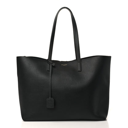 Saint Laurent Calfskin Large Shopping Tote Black 2 of 7