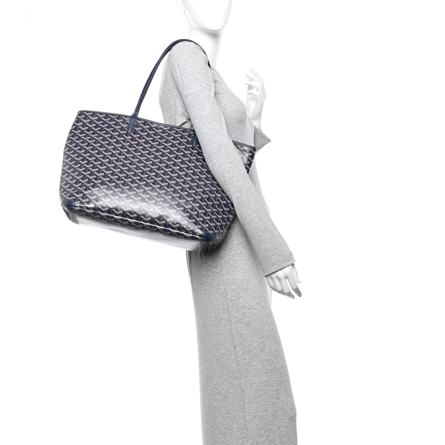 Goyard Goyardine Artois MM Navy 2 of 10