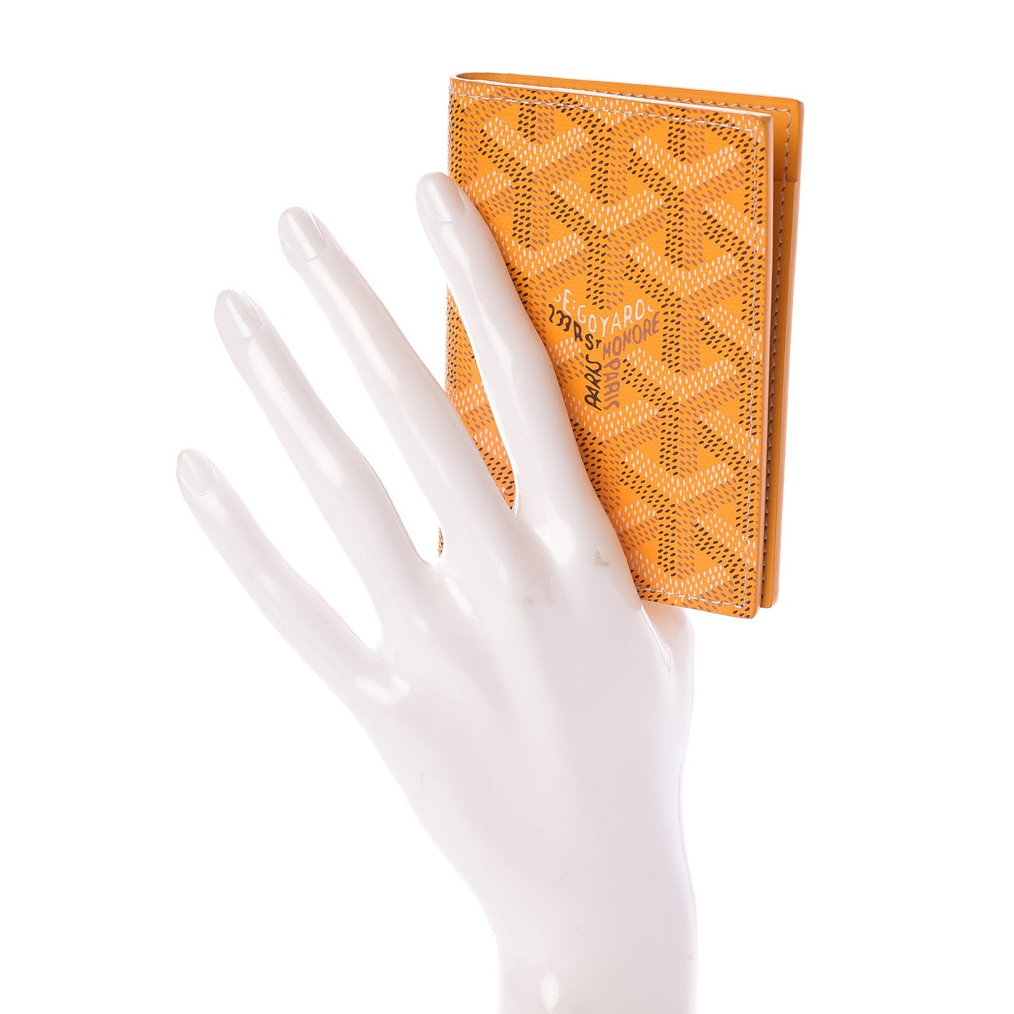 Goyardine Saint Marc Card Holder Yellow