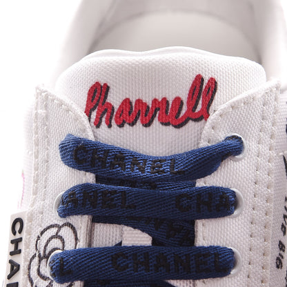 Chanel x Pharrell Williams Canvas Womens Sneakers 38 White 19 of 31