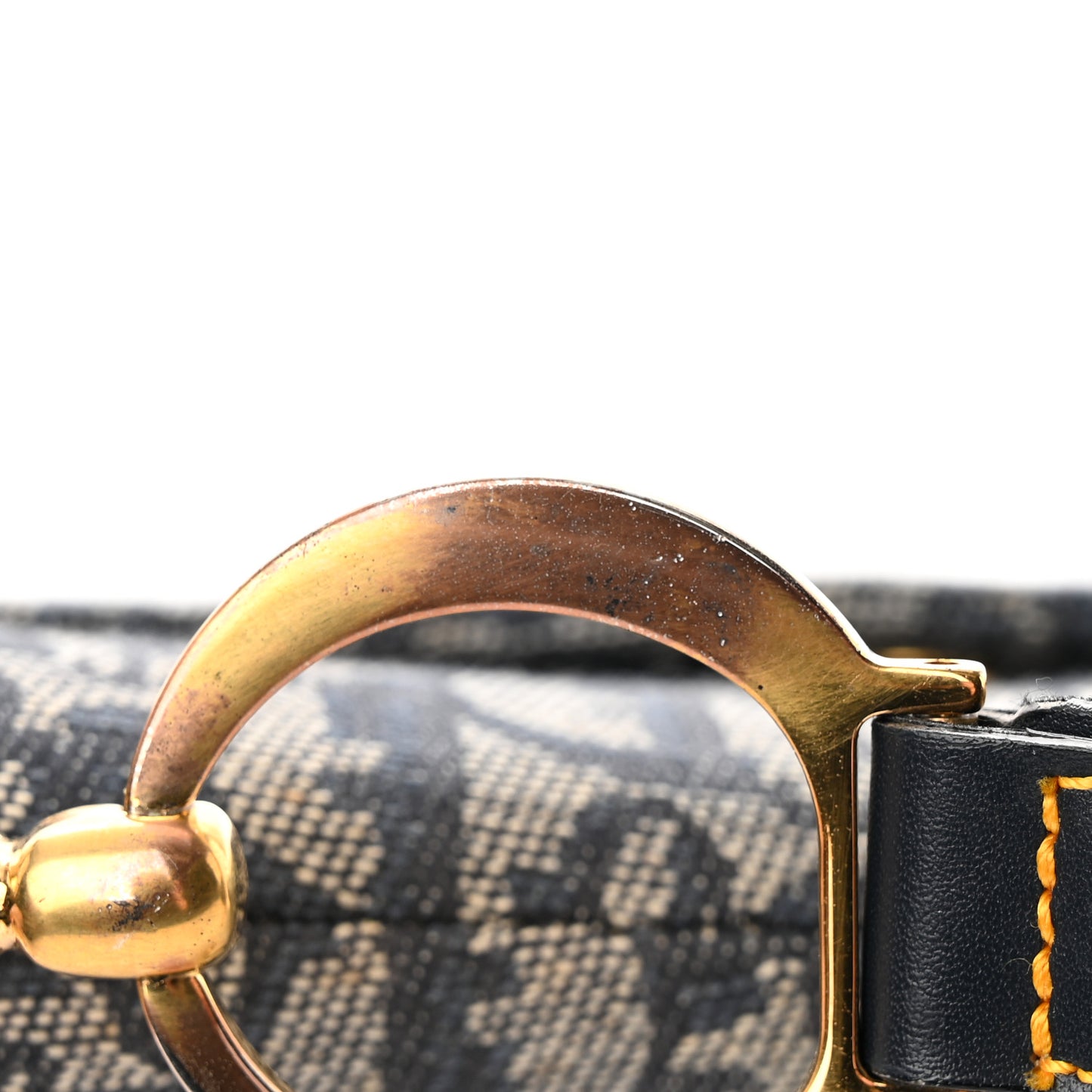 Monogram Saddle Bag Blue