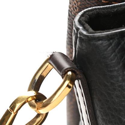 Louis Vuitton Cuir Taurillon Damier Ebene Normandy Black 10 of 20