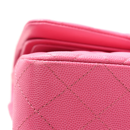 Chanel Caviar Quilted Small Double Flap Pink 11 of 12