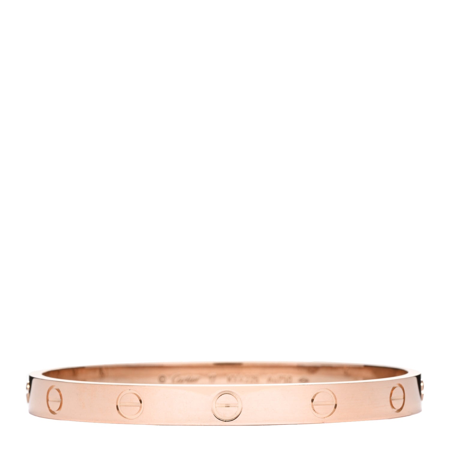 Cartier 18K Pink Gold LOVE Bracelet 17 1 of 4