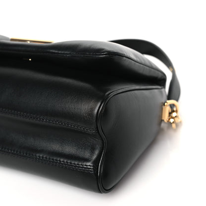 Louis Vuitton Shiny Lambskin Twist MM Black 8 of 8