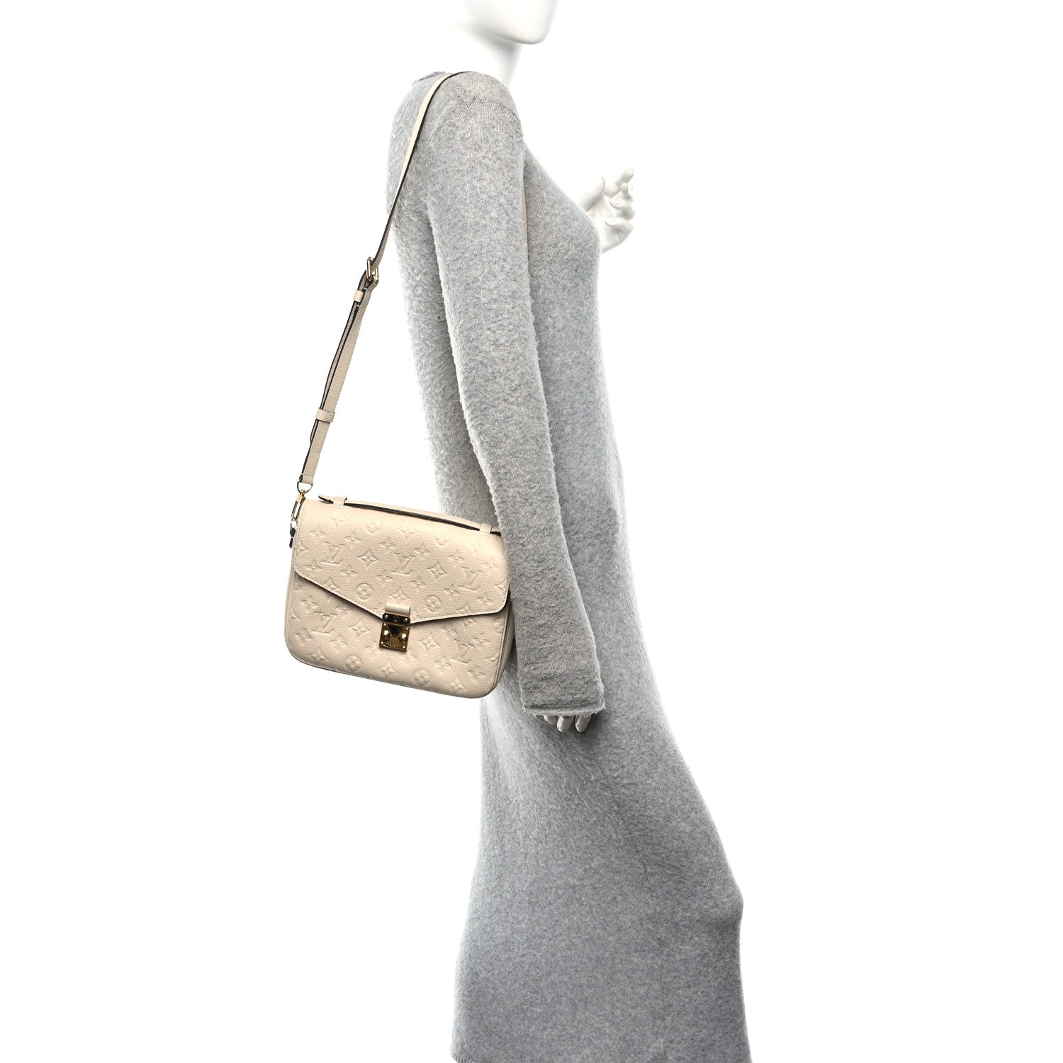 Louis Vuitton Empreinte Pochette Metis Creme 2 of 10