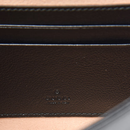 Gucci Textured Calfskin Web Mini Rajah Slim Flap Shoulder Bag Black 6 of 11