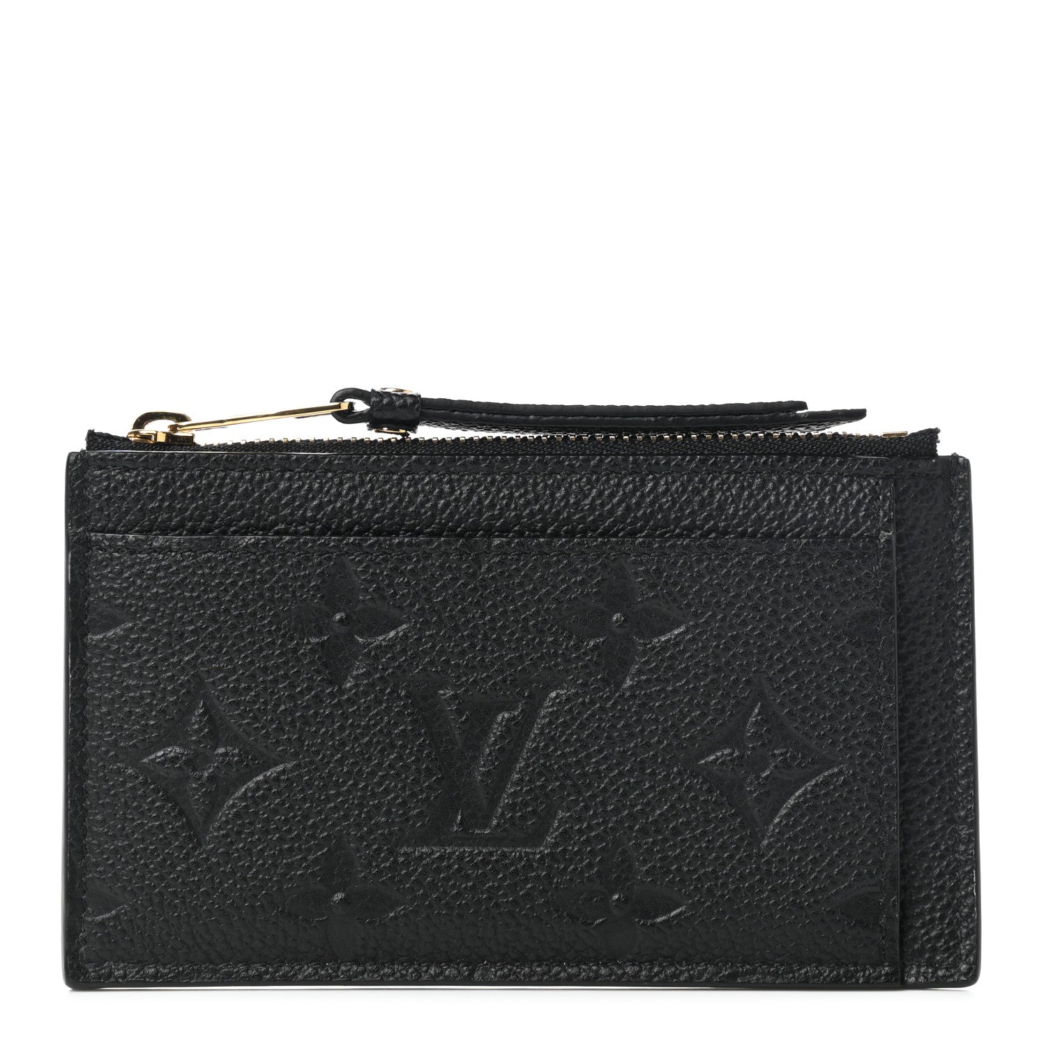 Louis Vuitton Empreinte Zipper Card Holder Black 1 of 6