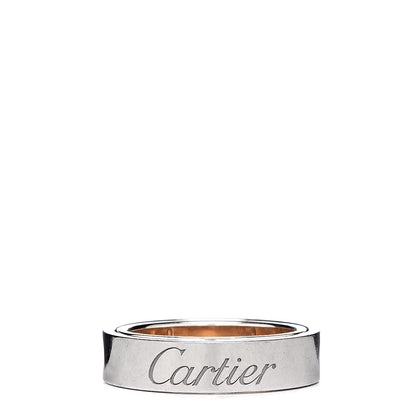 Cartier 18K Pink White Gold 5.5mm Astro LOVE Ring 56 7.5 3 of 9