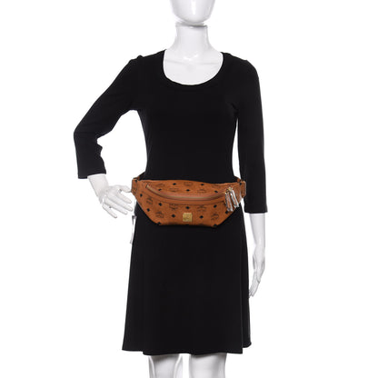 MCM Visetos Small Fusten Belt Bag Cognac 2 of 8