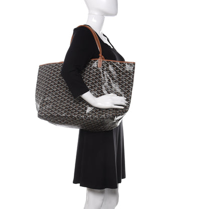 Goyard Goyardine Saint Louis GM Black Gold 2 of 9