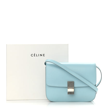 Celine Box Calfskin Medium Classic Box Flap Bag Pool 15 of 15