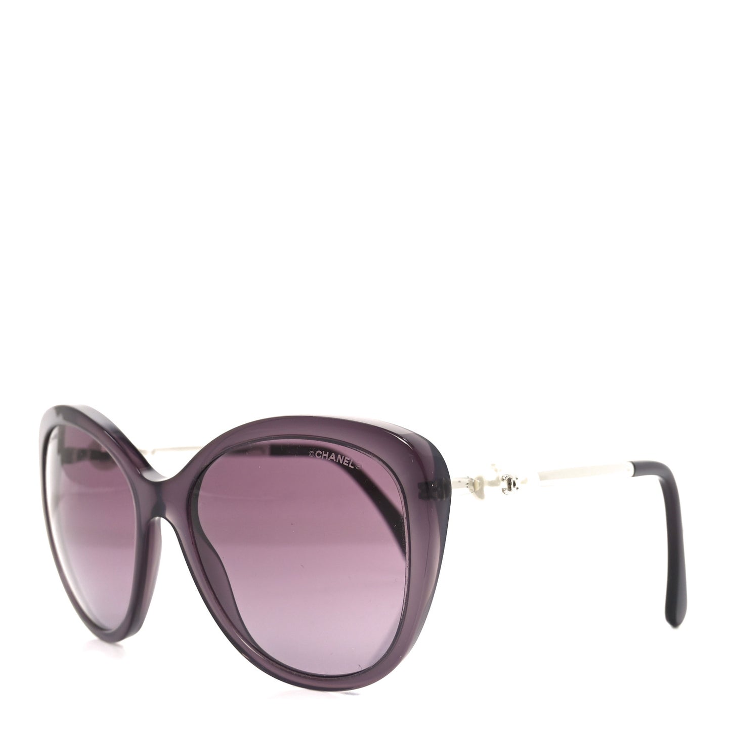 Acetate Pearl Polarized Winter Butterfly Sunglasses 5338-H Purple