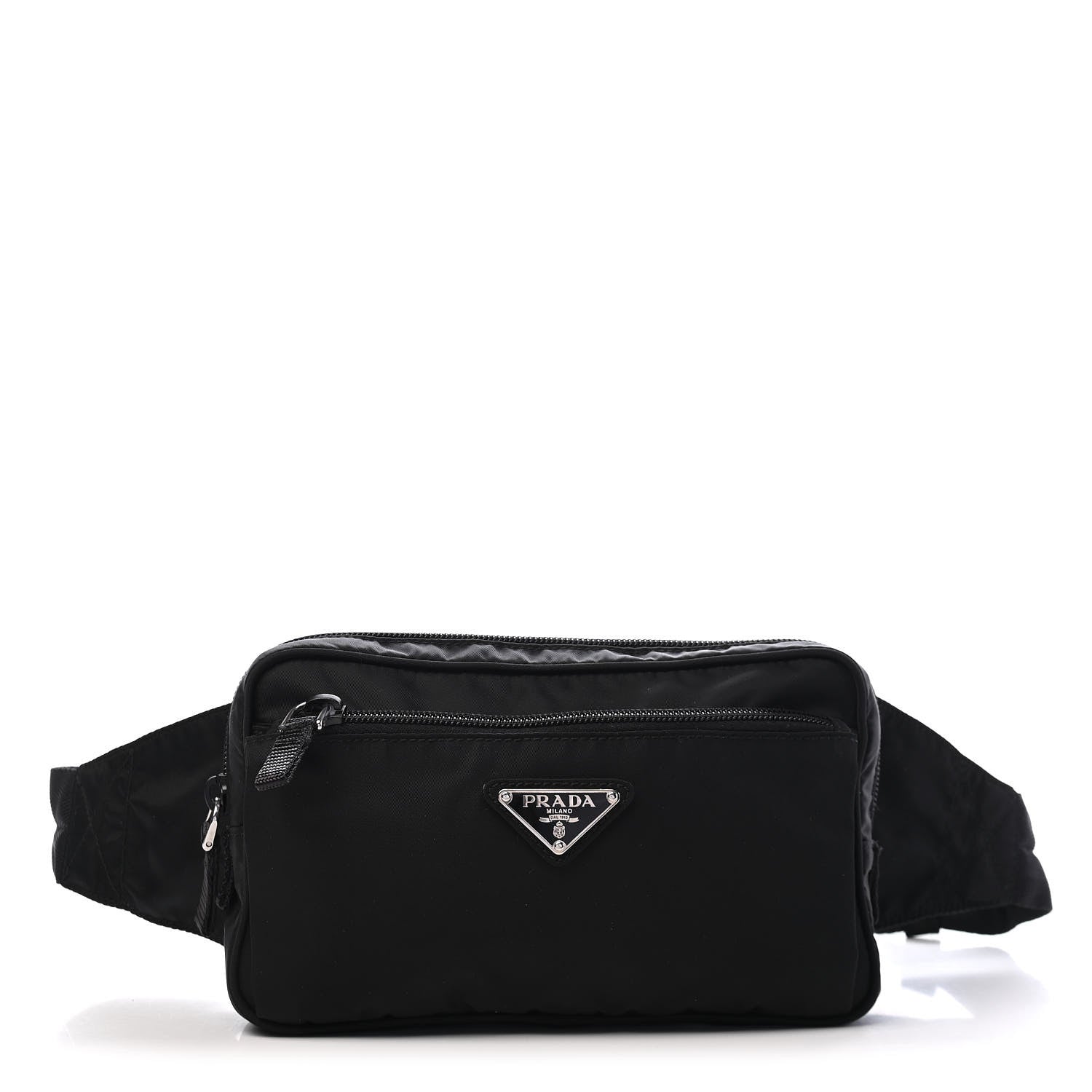 Prada Tessuto Nylon Belt Bag Black 1 of 8