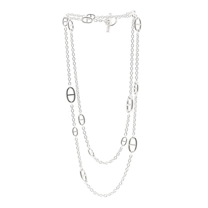 Hermes Sterling Silver Farandole Necklace 120 3 of 5