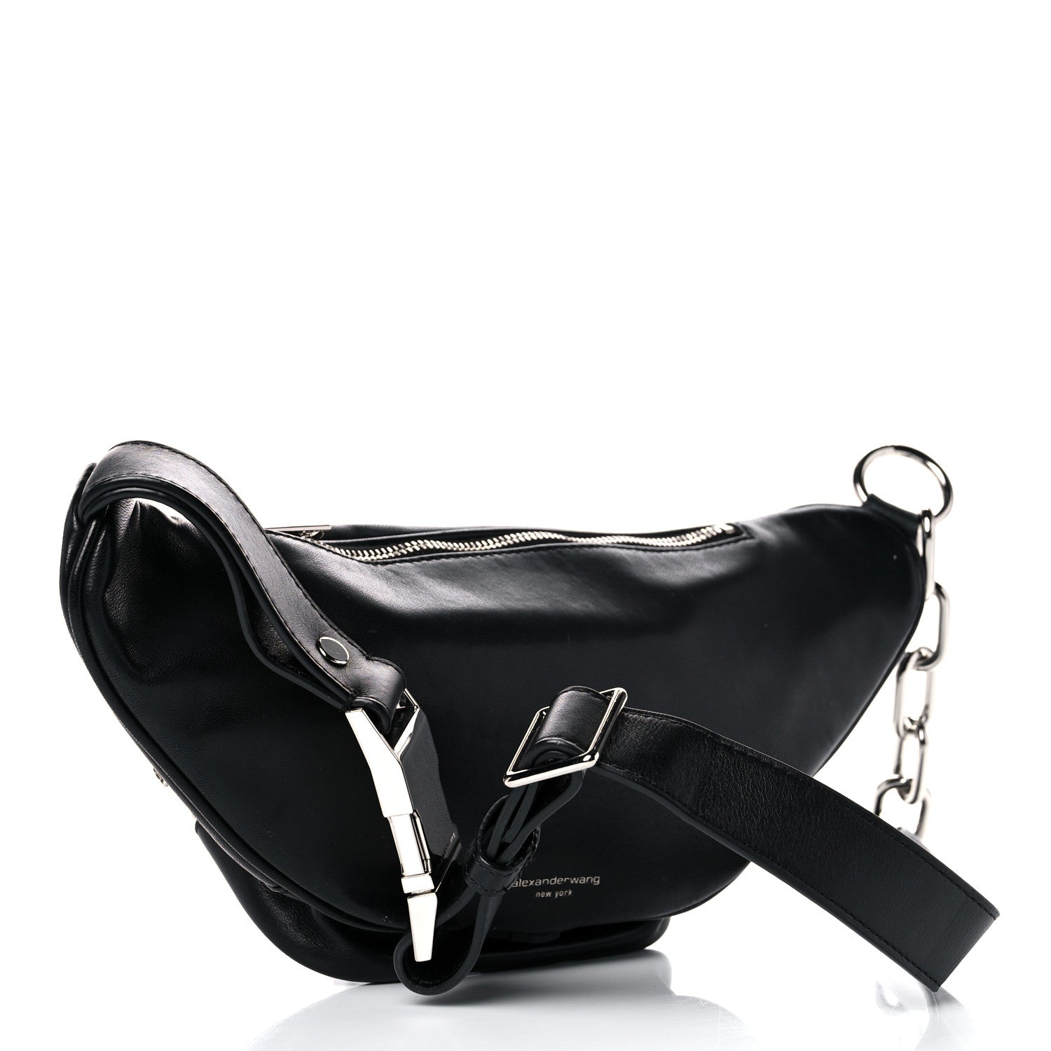 Alexander Wang Lambskin Attica Belt Bag Black 2 of 12