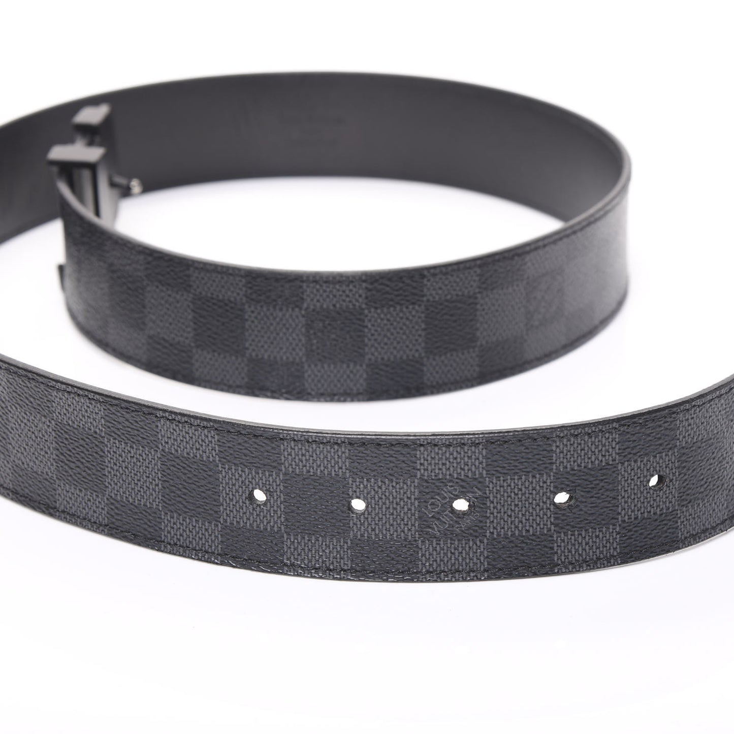 Damier Graphite 40mm LV Initiales Belt 90 36
