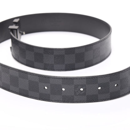 Louis Vuitton Damier Graphite 40mm LV Initiales Belt 90 36 3 of 5