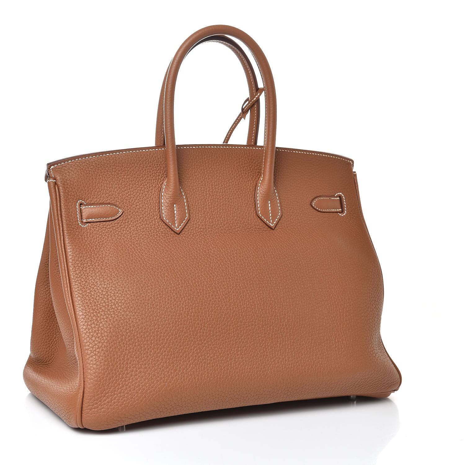 Hermes Taurillon Clemence Birkin 35 Gold 3 of 34
