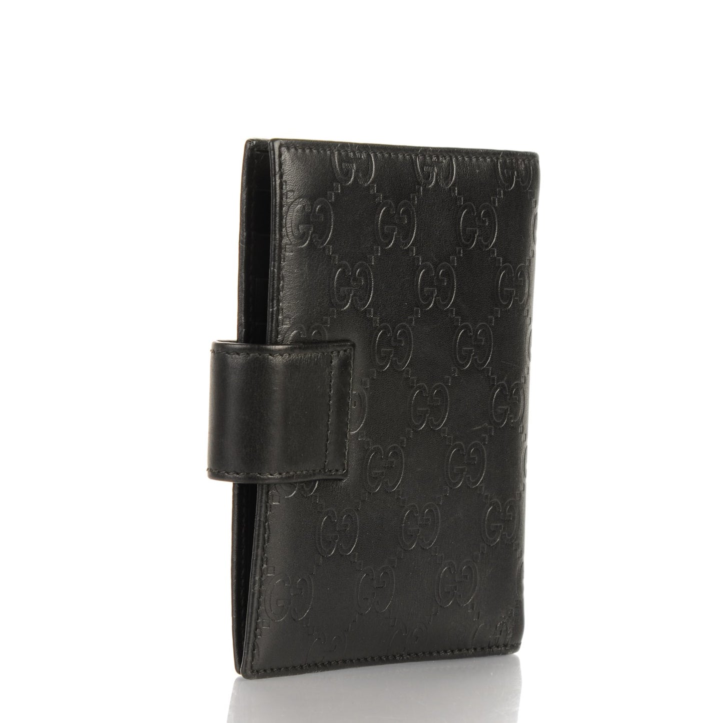 Guccissima Small Ring Agenda Black