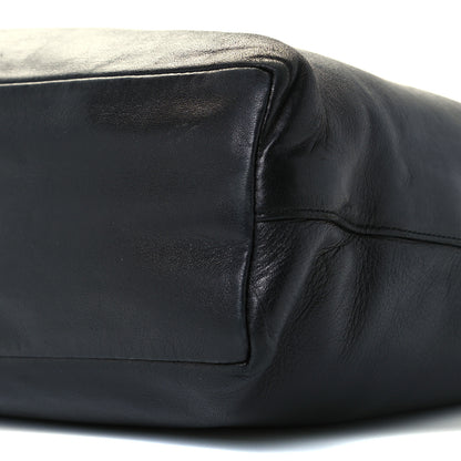 Prada Vitello Daino Shopping Tote Black 9 of 9