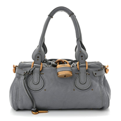 Chloe Calfskin Medium Paddington Satchel Blue 1 of 12
