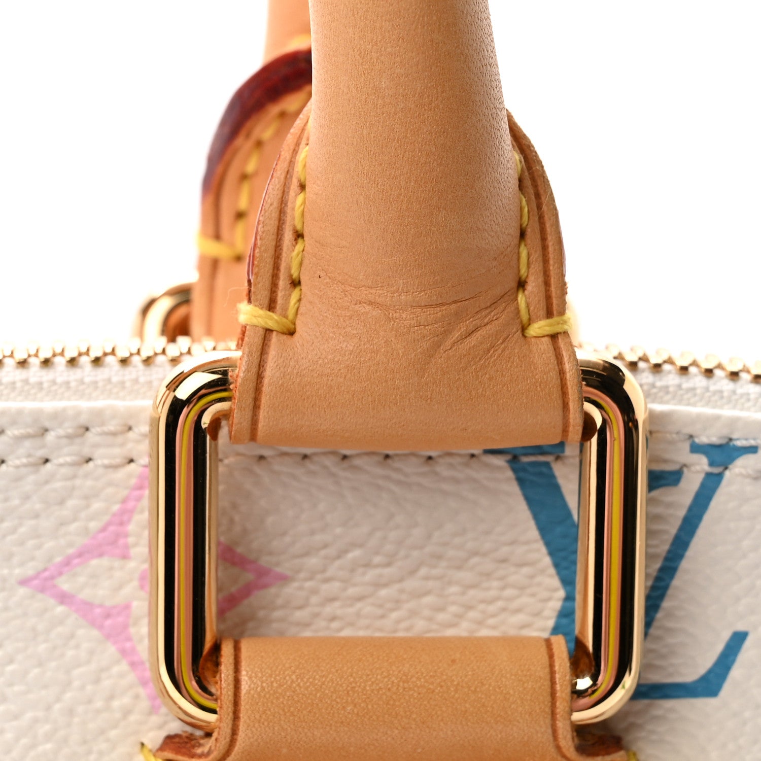 Louis Vuitton Monogram Multicolor Alma White 11 of 13