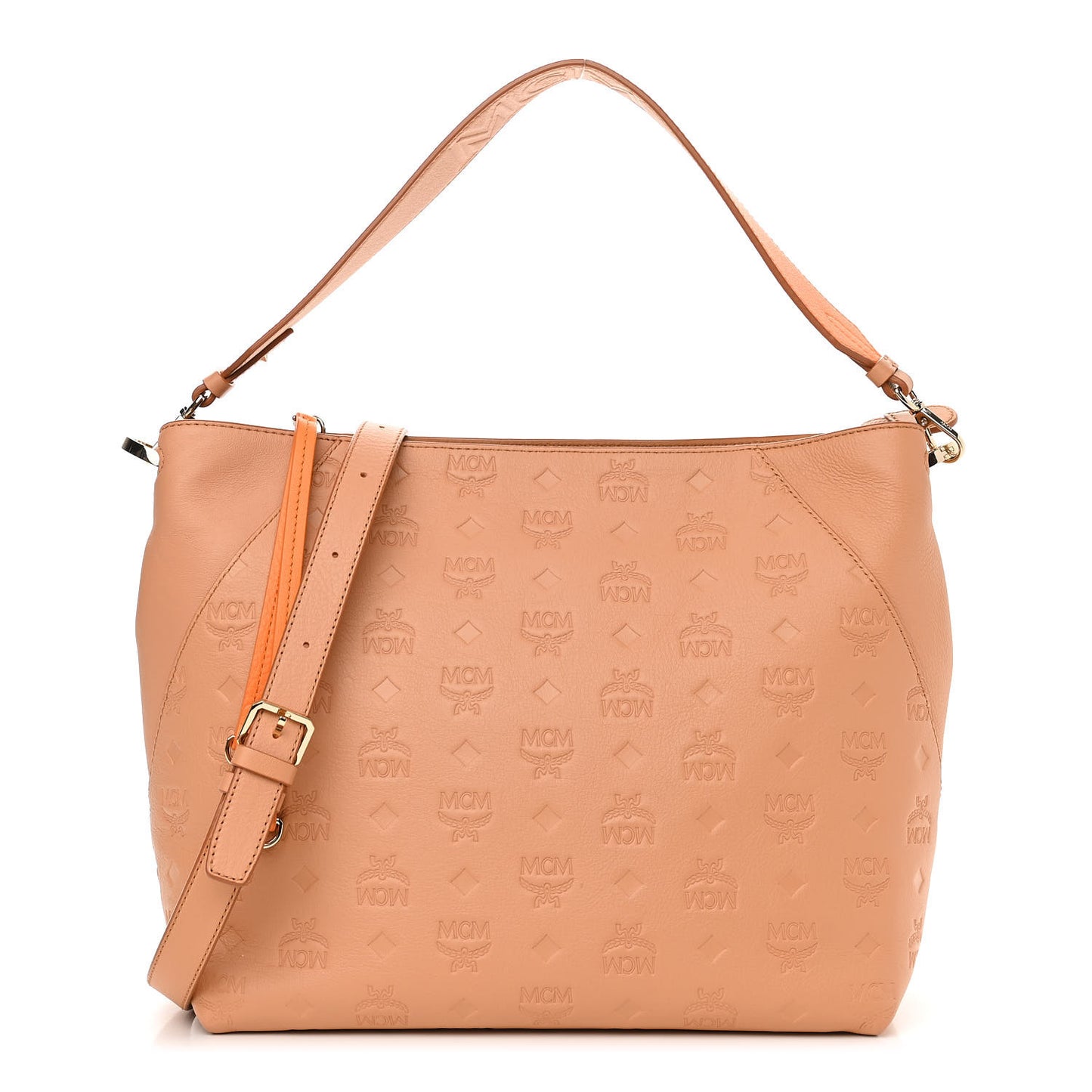 Calfskin Ottomar Monogram Medium Klara Hobo Sandstone