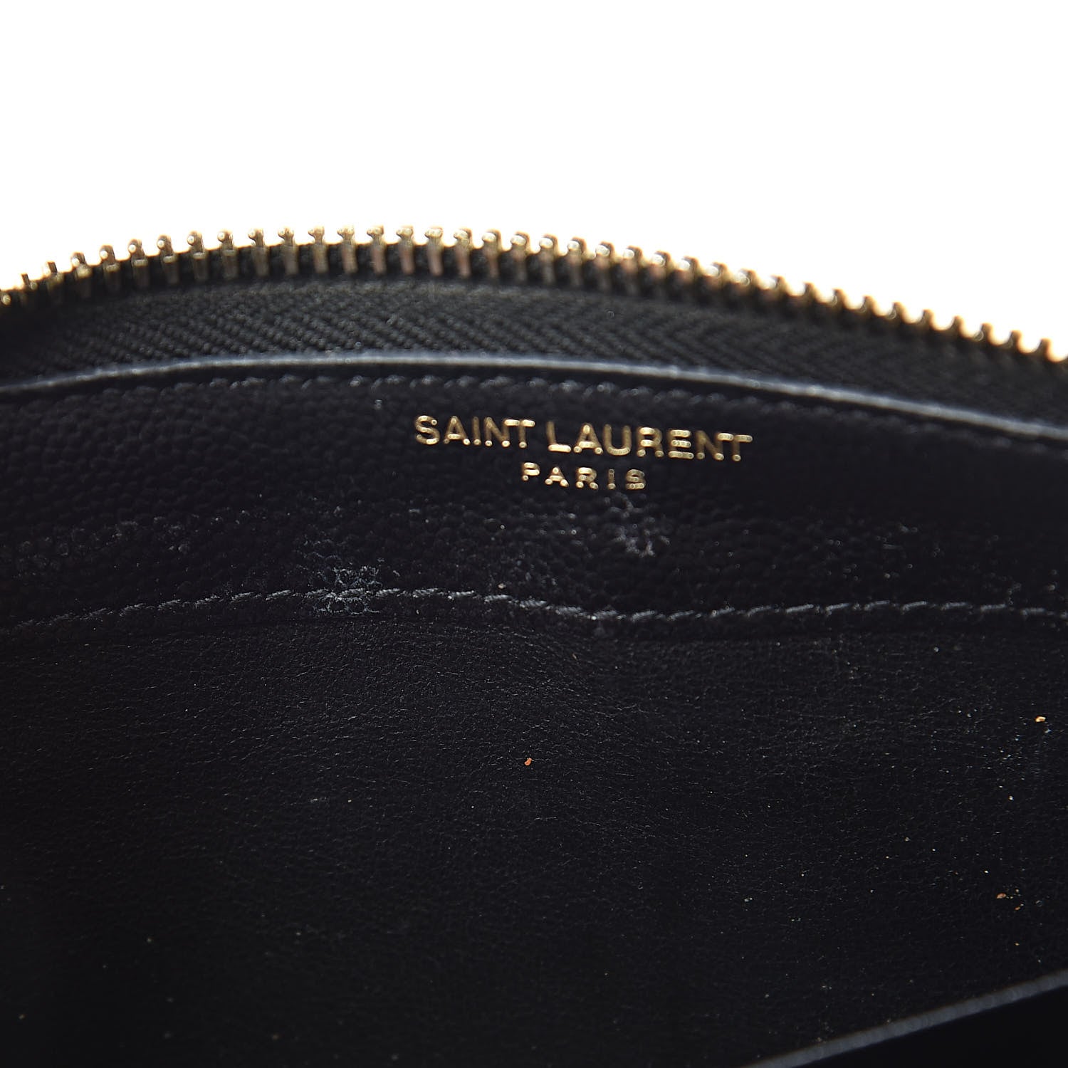 Saint Laurent Grain De Poudre Matelasse Chevron Monogram Zip Around Wallet Grey 7 of 17