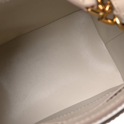 Givenchy Box Calfskin Shark Lock Bucket Bag Beige 5 of 9