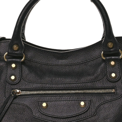 Balenciaga Agneau Classic Gold Hardware City Black 9 of 12