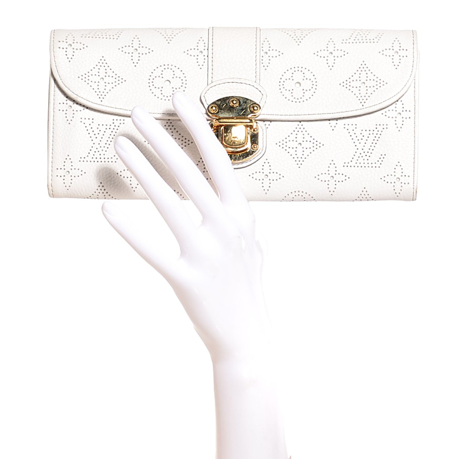 Louis Vuitton Mahina Amelia Wallet Ivory 2 of 7