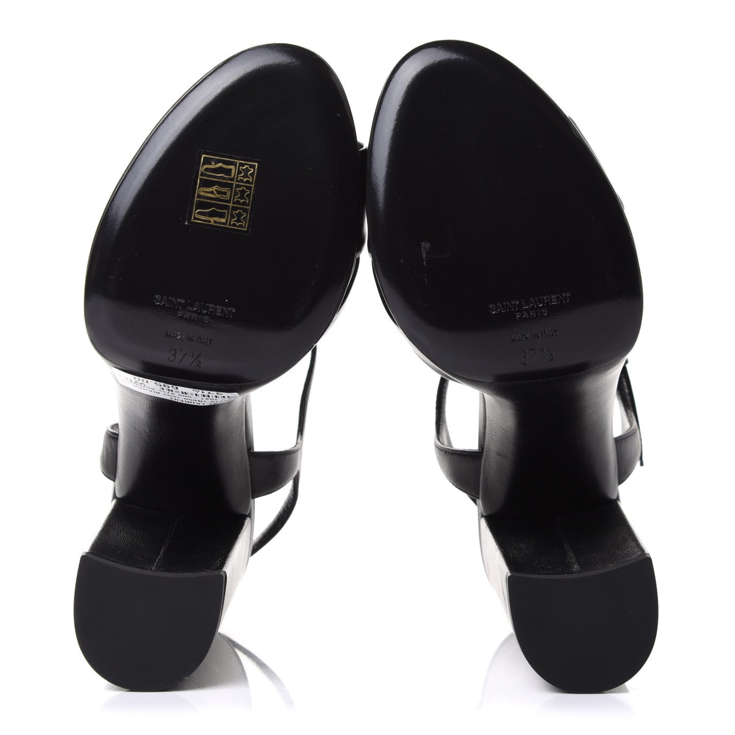 Vendome Bianca 85 Platform Sandals 37.5 Black