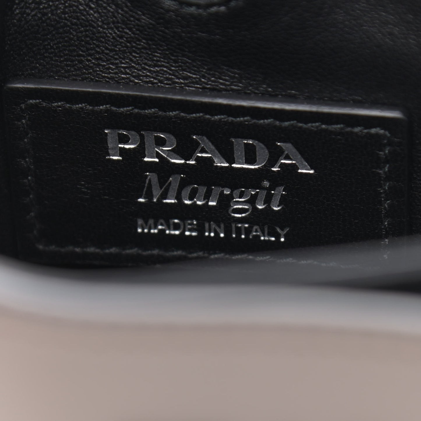 City Calfskin Small Margit Bag Argilla Black