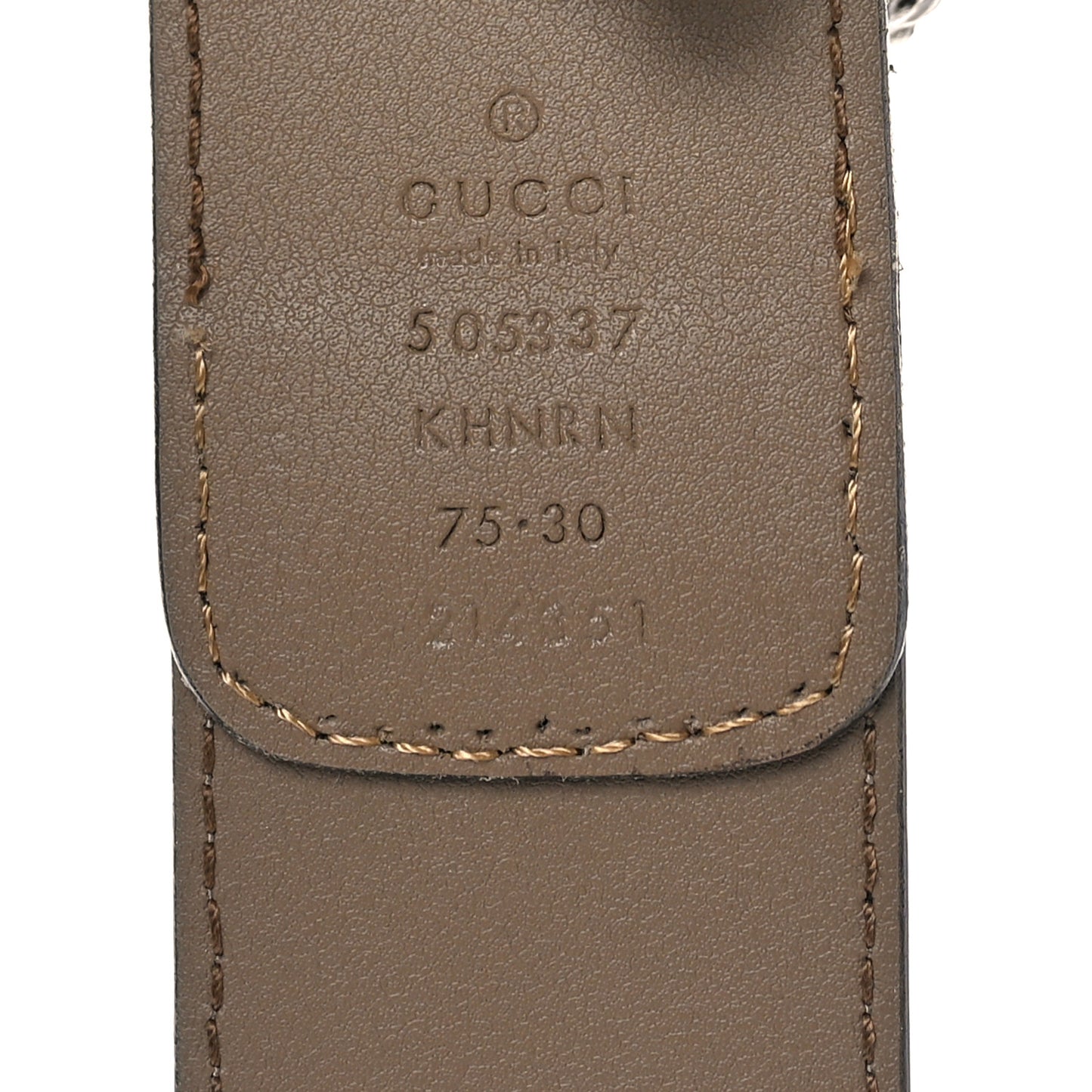 GG Supreme Monogram Suede Dionysus 40mm Belt 75 30 Beige Taupe