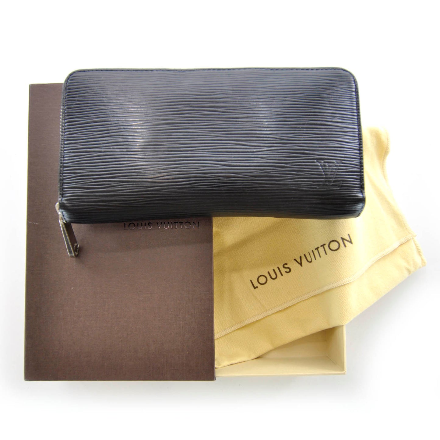 Epi Leather Zippy Wallet Black