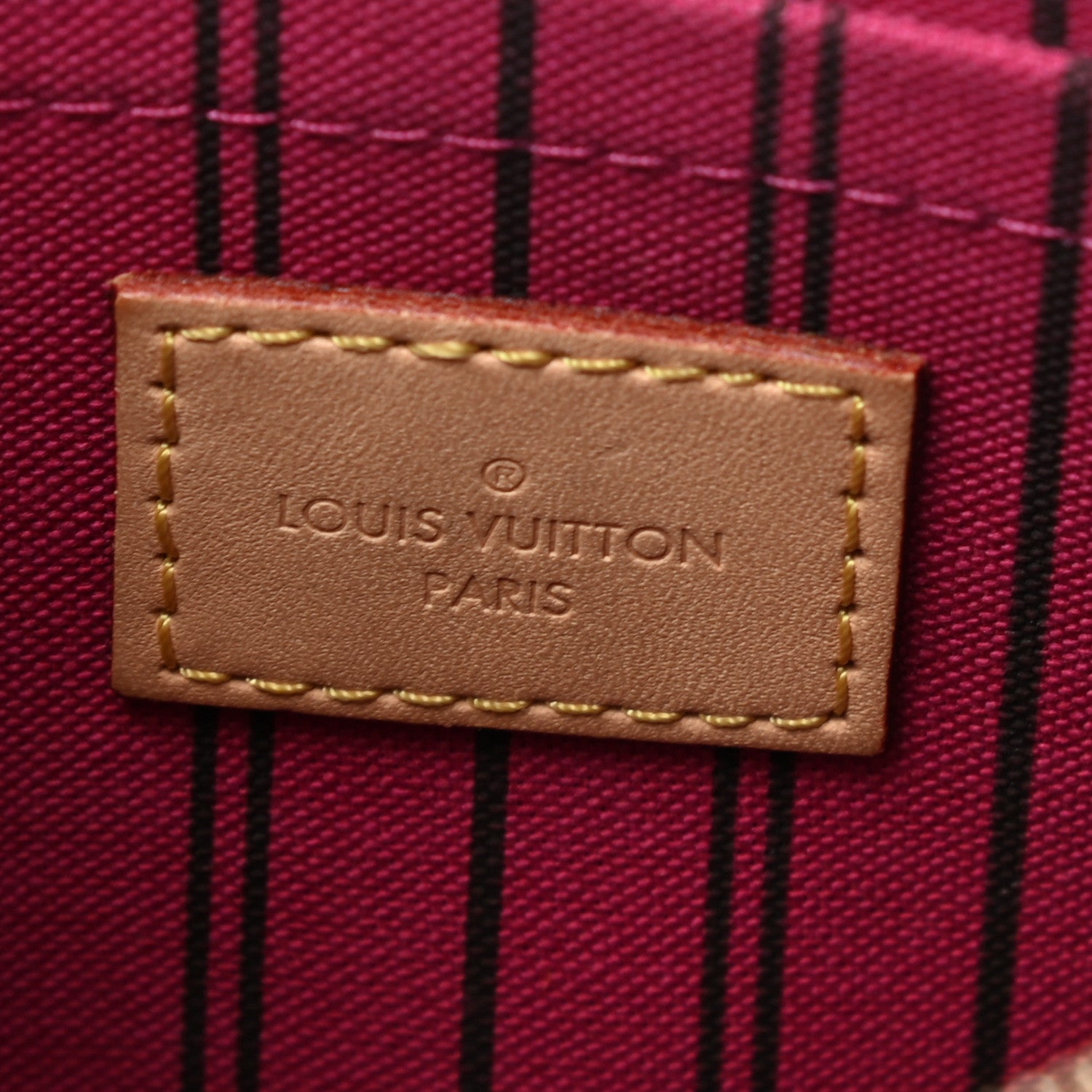 Louis Vuitton Monogram Neverfull MM GM Pochette Pivoine 6 of 7