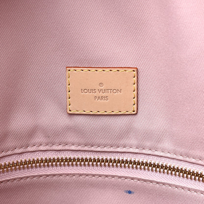 Louis Vuitton Damier Azur Graceful MM Rose Ballerine 5 of 15