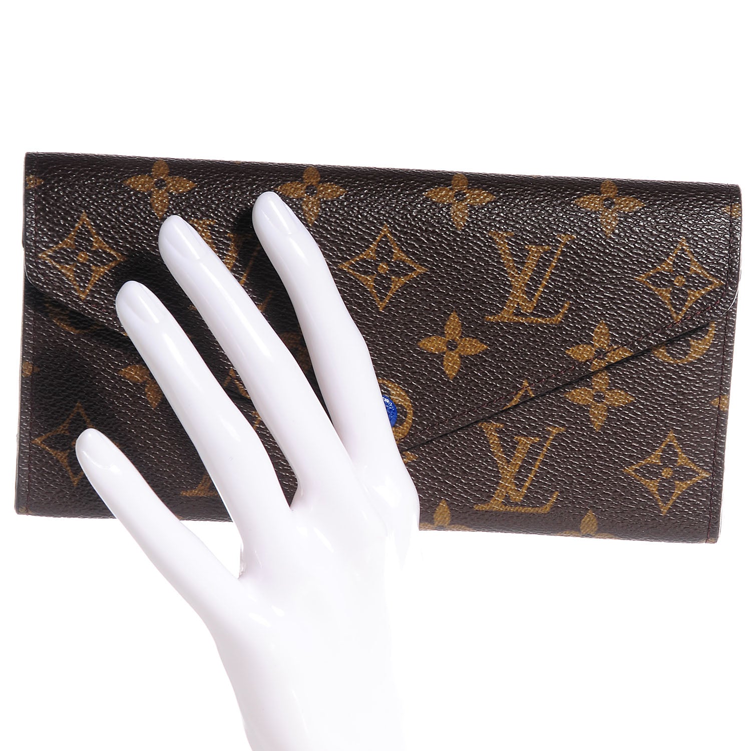 Louis Vuitton Monogram Josephine Wallet Blue 2 of 7