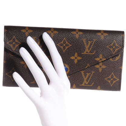 Louis Vuitton Monogram Josephine Wallet Blue 2 of 7
