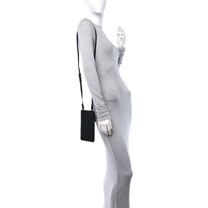 Christian Dior Ultra Matte Calfskin Cannage Lady Dior Zip Wallet With Strap Black 2 of 11