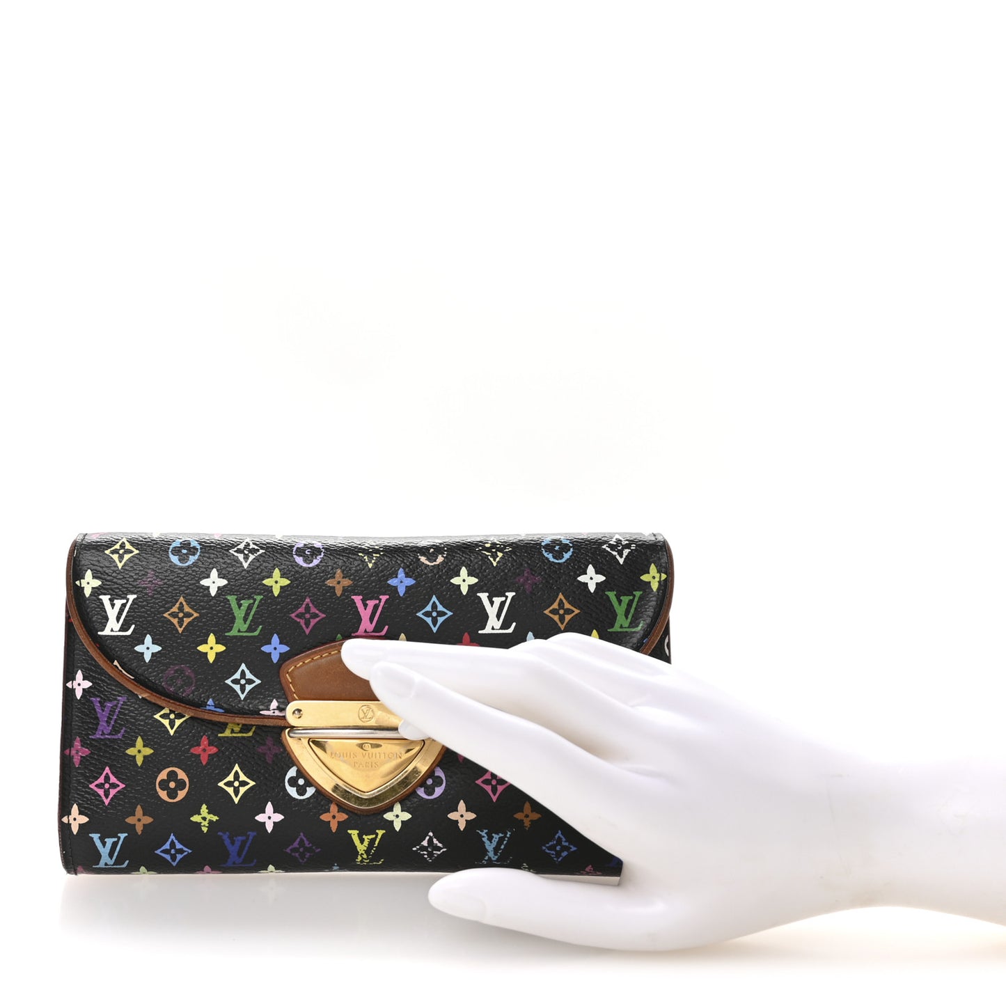 Monogram Multicolor Eugenie Wallet Black Grenade