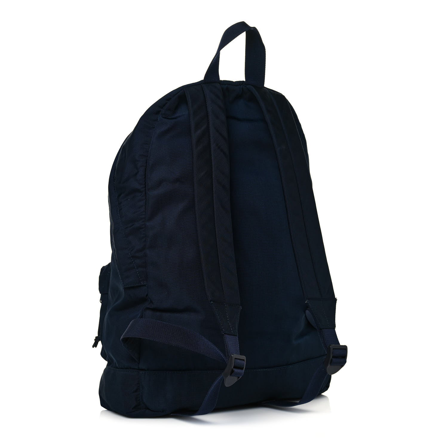 Balenciaga Nylon Political Campaign Logo Embroidered Explorer Backpack Navy 2 of 14